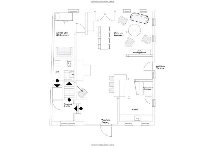 Am Wasserschloss Haus Marck 度假居 泰克伦堡