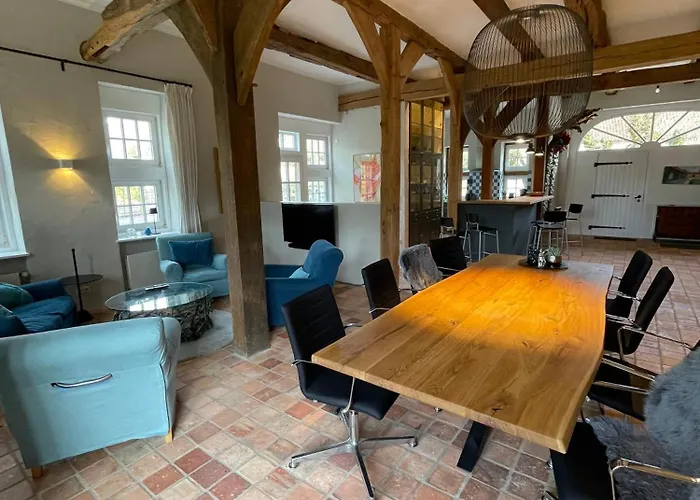 度假居 Am Wasserschloss Haus Marck 泰克伦堡